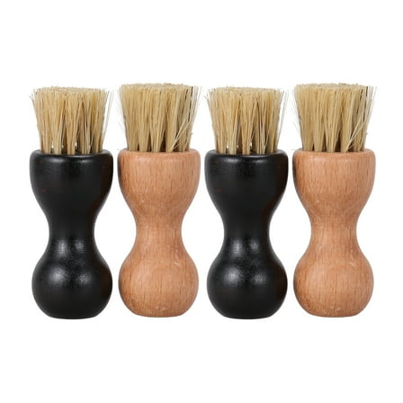 Eease COHEALI 4Pcs Shoe Polish Brush Applicator Shoes Cleaning Brushes