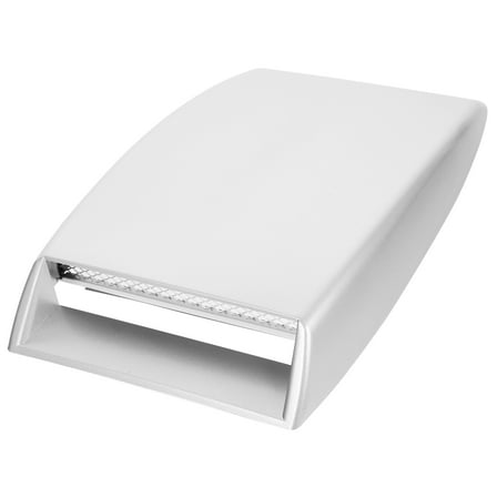 Eease Car Bonnet Vent Sticker DIY Universal Car Hood Scoop Air Flow Intake Bonnet Hood Vent Replacement for Auto Car Vehicle Supplies Silver