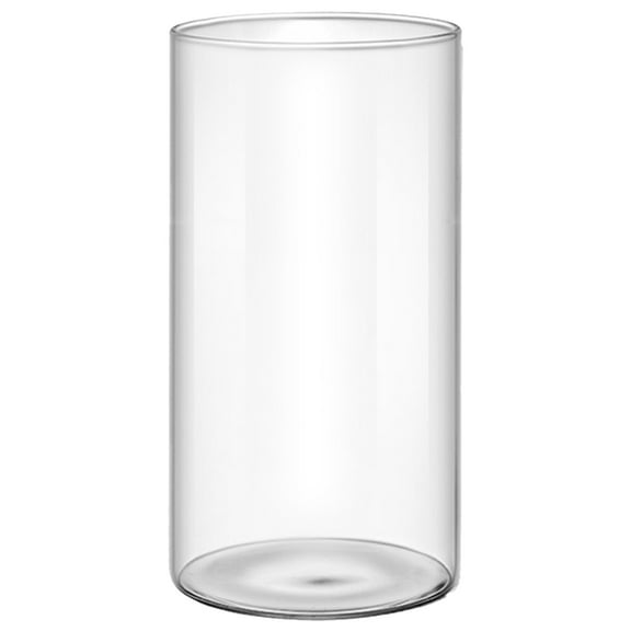 Eease Clear Glass Cylinder Vase for Home Wedding Decoration