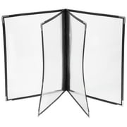 Clear Protective Menu Cover for Restaurant, Wedding, and Recipe Binders - , Transparent Binder Sleeve