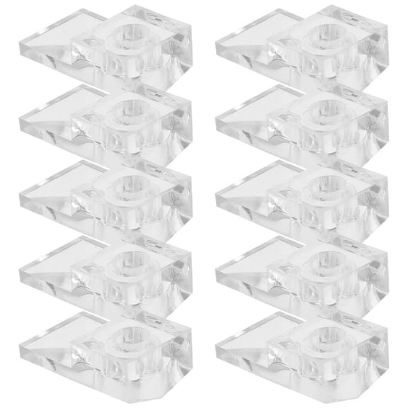 20 Sets Mirror Clips Wall Hanging Kit Mirror Hangers Mirror Clips for Frameless Mirror