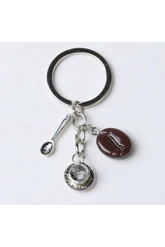 Coffee Bean Key Chains Backpack Pendants Coffee Lover Keychain For Keyring Accessories Charms And Jewelry