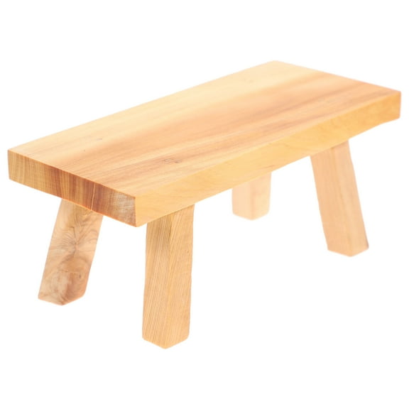 KALLORY Small Stools for Decor Khaki Studio 1Set 5.50X2.36X2.28in