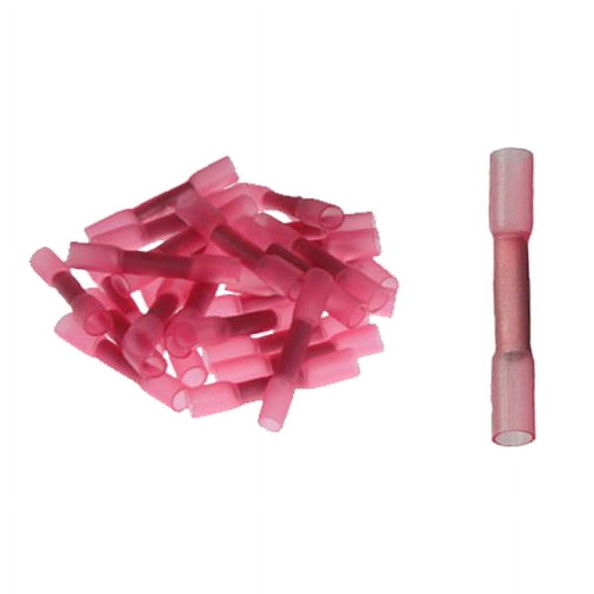 Eease Crimp connectors 25pcs Heat Shrink Connectors Waterproof Electrical Wire Crmp Terminals Insulated Splice Connectors for Automotive Marine Truck Trailer Stereo Joint 0.5- 1.5mm,1.38"X0.28"X0.28"