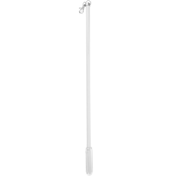 Eease Aluminum Curtain Pull Rod with Metal Snap - 21.8 inch Drapery Wand
