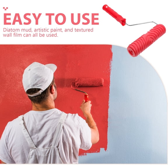 Patterned Paint Roller for Wall Decoration - Easy to Use Home Wall Art Painting Tool