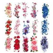 Eease Flower Waterproof Tattoo Stickers for Women