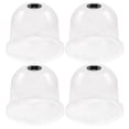 thumbnail image 1 of Eease Garden Cloche Plant Dome Bell Cover 4pcs Plastic Protector, 1 of 5