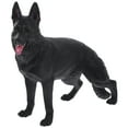 thumbnail image 1 of Eease German Shepherd Dog Figurine for Home/Office/Desktop - Realistic Black Sculpture, 1 of 6