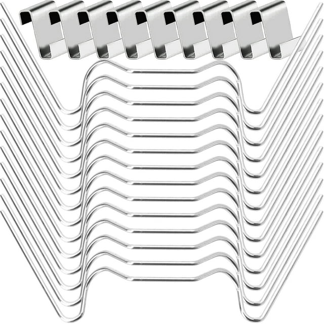 Eease Greenhouse W Clips 50 Set Stainless Steel for Harbor Freight