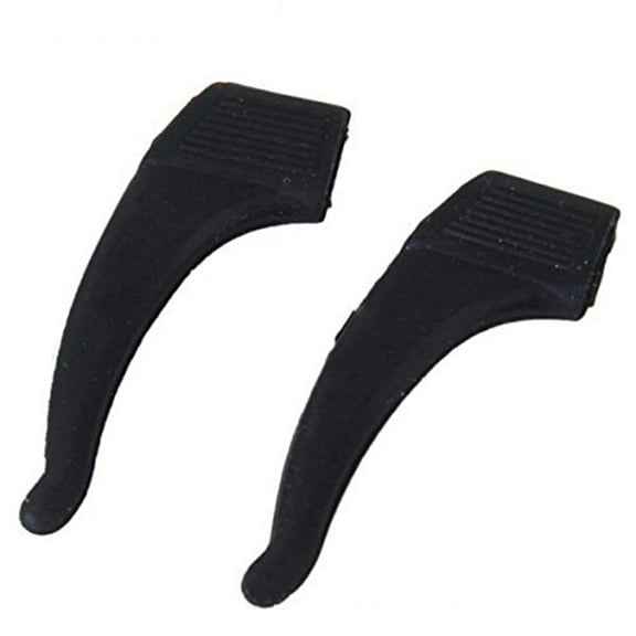 Healifty Silicone Ear Hooks for Eyeglasses/Sunglasses (3 Pairs, Black)