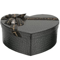 Eease Heart Shaped Box with Cover & Ribbon - Wedding, Bridesmaid, Birthday Gift Box