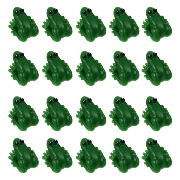 Jungle Frog Cupcake Toppers Resin Figurines DIY Decor (20pcs)