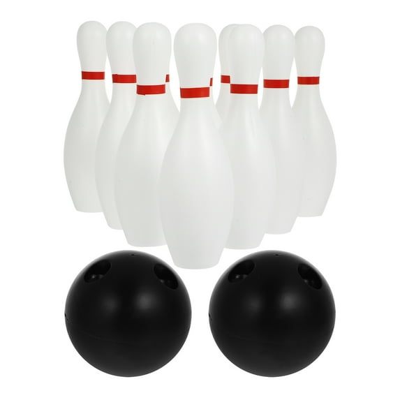 Kids Bowling Set for Toddlers Ages 2-5 - Includes 10 Colorful Pins and 2 Lightweight Bowling