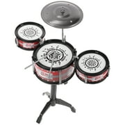 Eease Kids Drum Set with Cymbal, Pedal & Drumsticks - 3 Drums & Throne