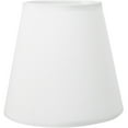 thumbnail image 1 of WRITWAA Simple White Fabric Lamp Shade Household Light Cover Compact Sturdy Design for Bedroom, 1 of 5