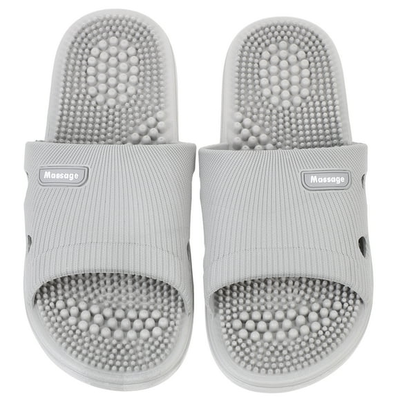 Eease Massaging Shower Slippers, Non-Slip Indoor Footwear - Size 8