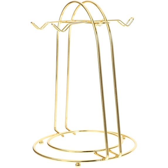 Eease Metal Cup Drying Rack with 4 Hooks for Coffee Station and Kitchen