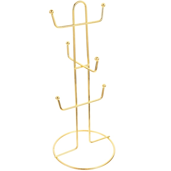 Eease Metal Mug Holder with 6 Hooks for Kitchen Countertop