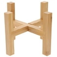thumbnail image 1 of Mid Wooden Plant Stand for Indoor Plants, Pot Holder Rack in Khaki, Modern Home Decor, 1 of 5