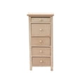 thumbnail image 1 of Eease Mini Chest Drawers Small Wooden Dresser, Beige, 1 of 6