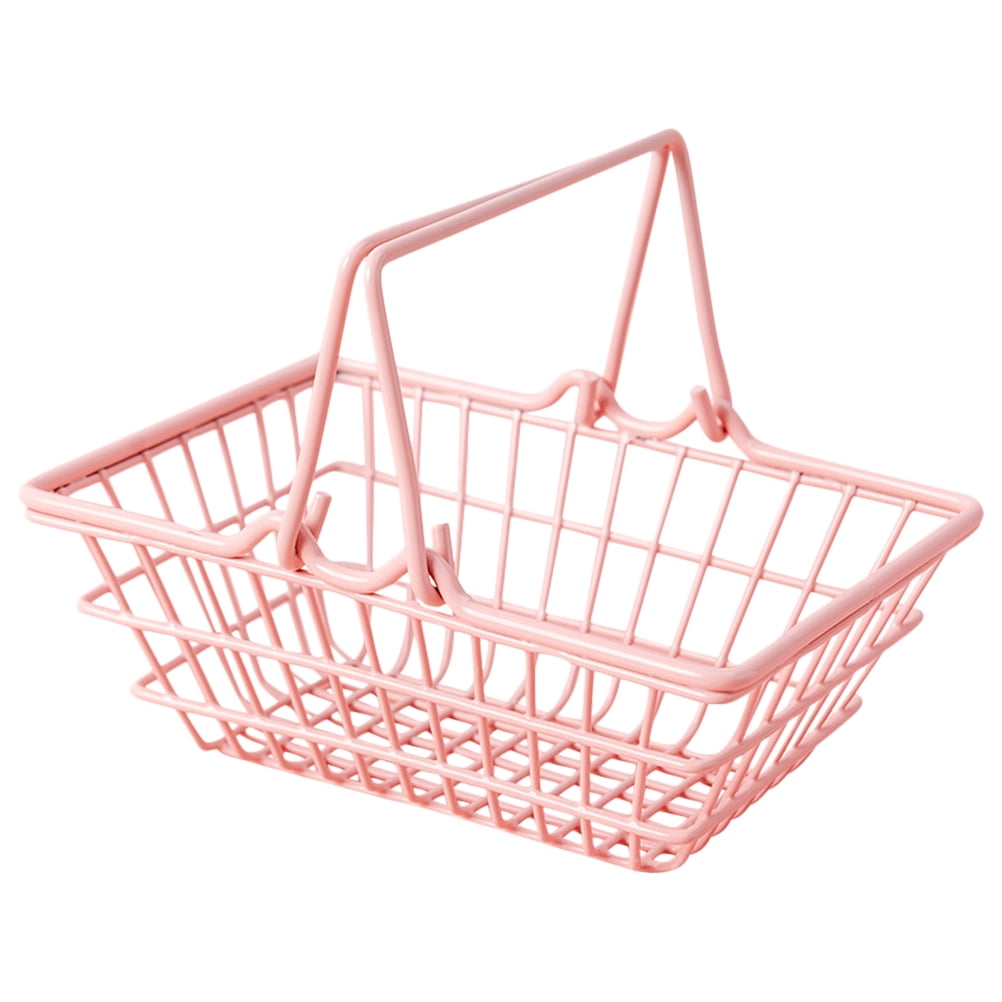 Eease Mini Shopping Cart Model Toy for Doll House Decor