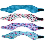 Eease Neoprene Swimming Headbands for Kids & Adults (4pcs) - Random Style