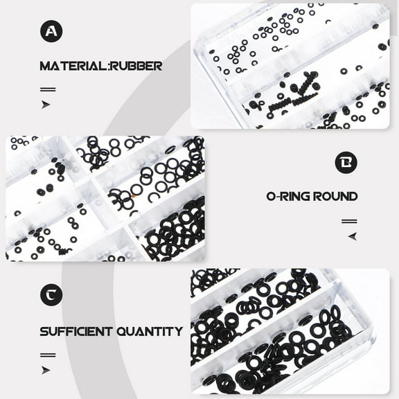 Eease O-Ring Assortment Kit Washer Seals Gaskets Set