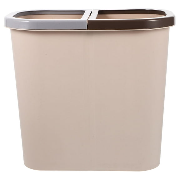 Eease Double Compartment Rubbish Bin Kitchen Trash Can Garbage Bin Garbage Separation Can