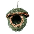 thumbnail image 1 of Eease Outdoor Woven Hanging Bird House Natural Fiber Shelter Garden Hummingbird Toys, 1 of 5