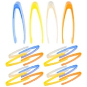 Eease Plastic Tweezers for Kids 20pcs Bead Tweezers Craft Forceps Tools