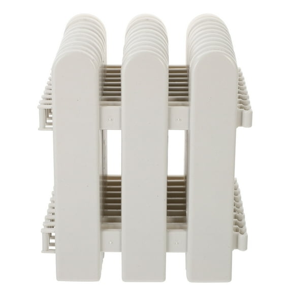 Eease Portable Decorative Plastic Fence, White
