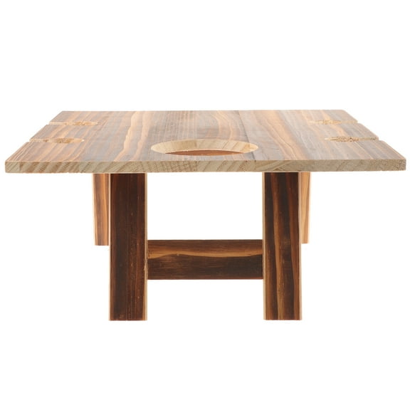 Eease Portable Folding Picnic Table with Wine Holder for Outdoor Events