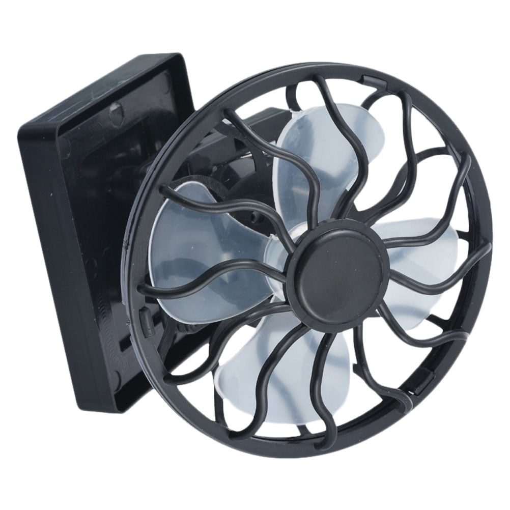 Solar powered energy saving small desk fan perfect for home office
