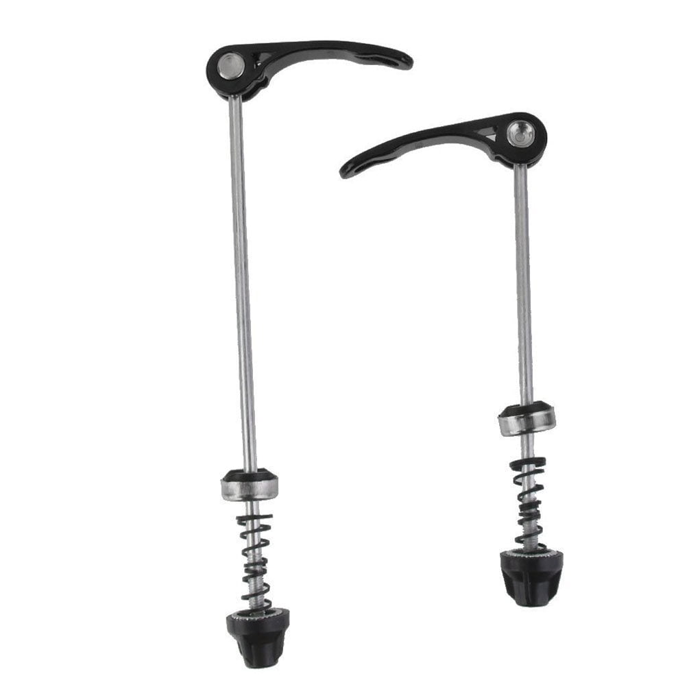 Eease Quick Release Bike Wheel Skewers for Road & Mountain Bikes (Black)
