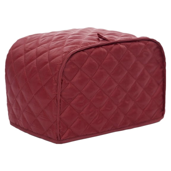 Eease Red 2-Slice Long Slot Toaster Cover for Appliance