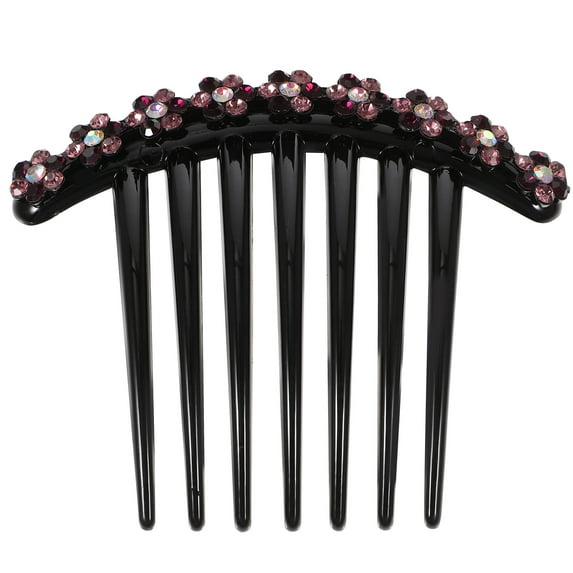 Eease Rhinestone Hair Clips French Hair Side Combs for Girls Women