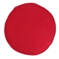 thumbnail image 1 of Round Chair Cushion with Rope Ties for Office/Home/Restaurant (Dark Red), 1 of 5