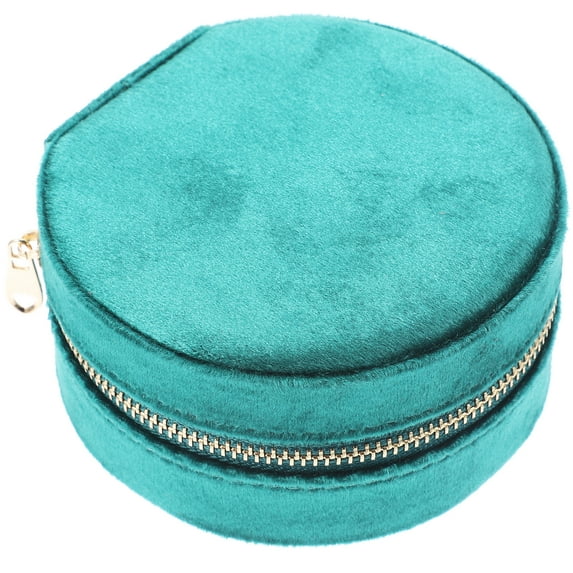 Eease Round Jewelry Box Portable Earring Jewelry Box Necklace Earring Box Travel Jewelry Case