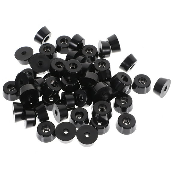BESTYASH 50Pcs Small Rubber Feet with Metal Washer for Kitchen Cutting Board Furniture