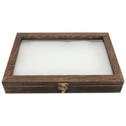 Eease Sewroro Glass Display Case Shadow Box Collection Box Jewelry Case