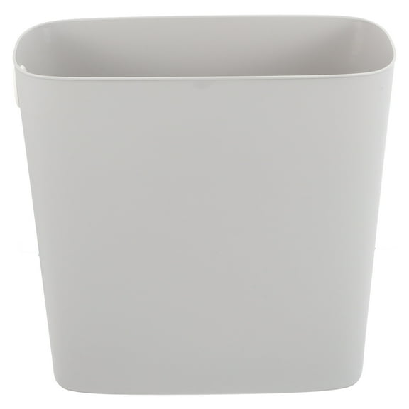 Slim Trash Can for Kitchen Bathroom Office - Plastic Wastebasket Bin