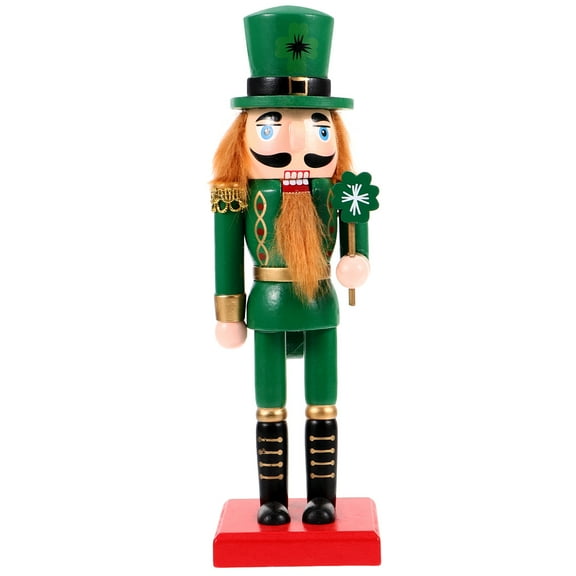 St. Patrick's Day Soldier Doll Nutcracker Figurine 25CM
