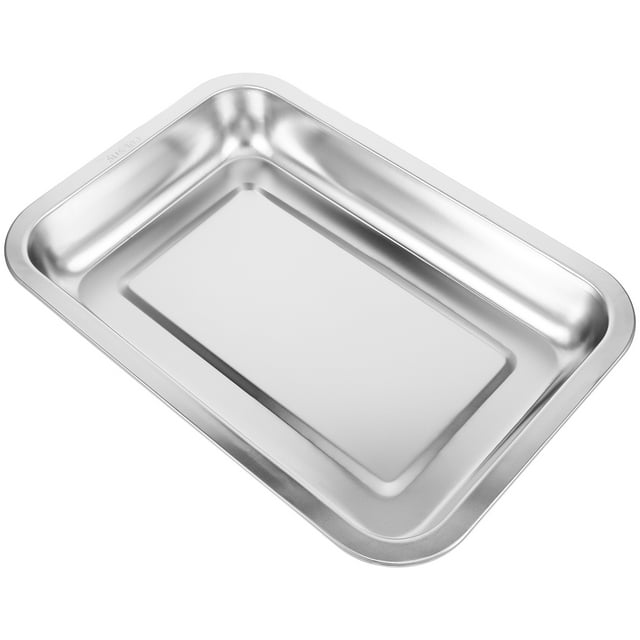Eease Stainless Steel Cat Litter Box Large Metal Litter Tray Household Metal Litter Pan