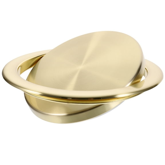 Eease Stainless Steel Countertop Trash Can Lid with Swing Flap