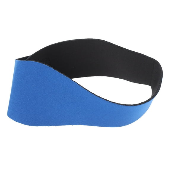 Eease Swimming Headband Swim Ear Band Secure Earplugs Water for Bath, Shower, Pool, Beach for Kids Size ( Blue )