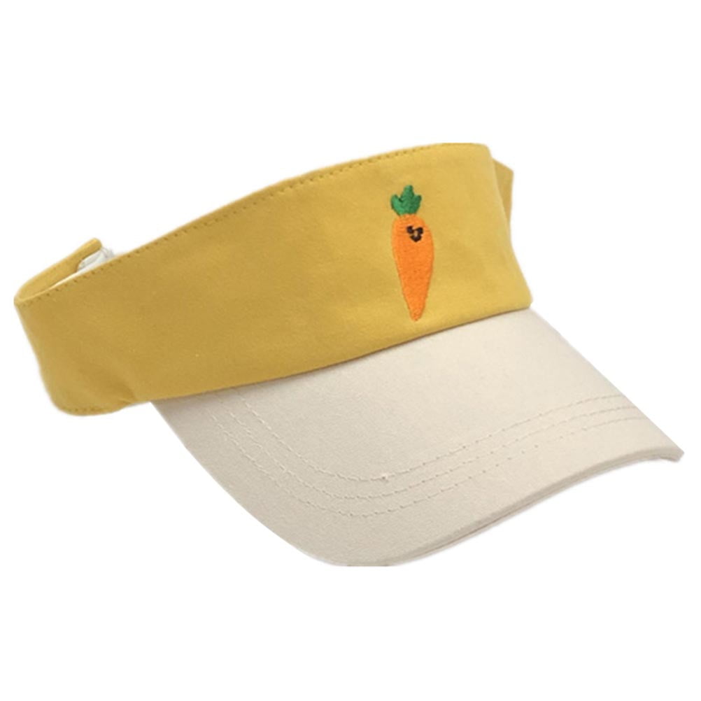 Eease Toddler Sun Visor Cap for Kids Yellow