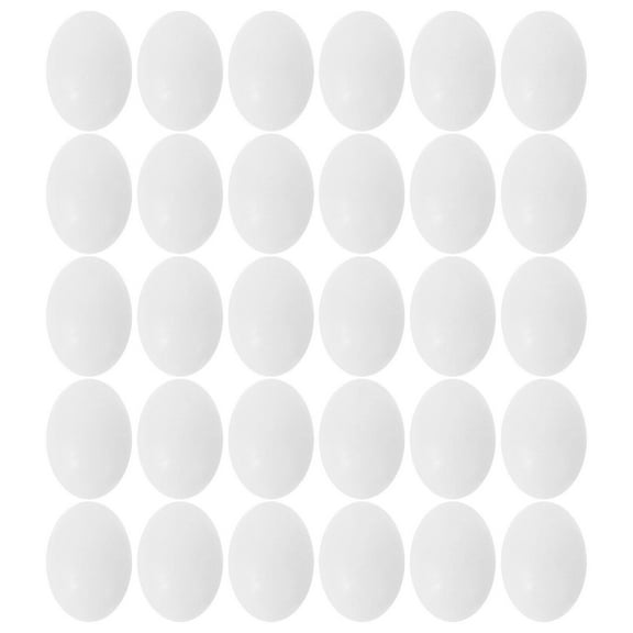 VILLCASE Plastic Baskets Toys 30 Pcs Parrot Eggs Hatching Fake Eggs Basket