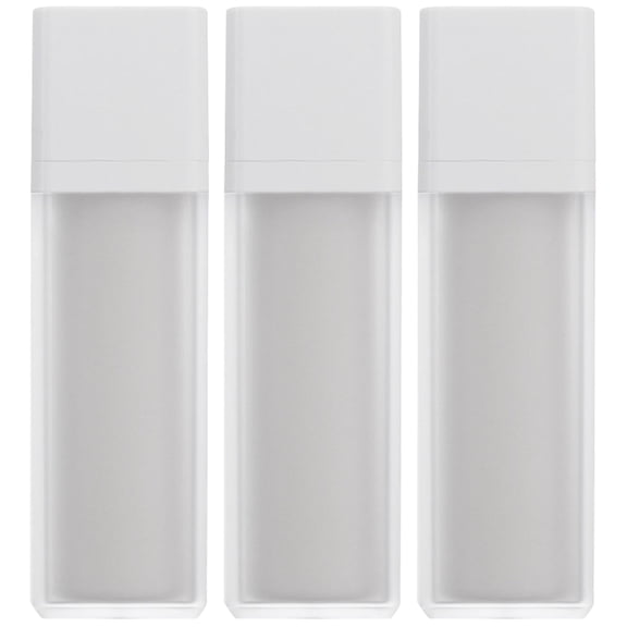 Eease 3Pcs Airless Pump Bottle Refillable Empty Travel Lotion Pump Containers Vacuum Press Pump Bottles