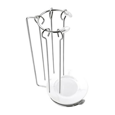 Eease Vertical Skewer BBQ Stand with 5 Flat Skewers - Stainless Steel Rack Holder